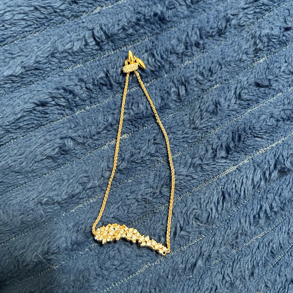 Kendra Scott Gold Bracelet with Crystal Accents